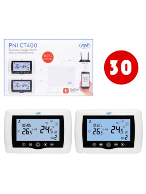 Kast 30 arvutiga, nutikas termostaat PNI CT400 juhtmeta
