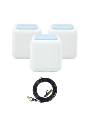 PNI GB1200 gigabaidine WiFi võrgusilma süsteemipakett ja 1bc S/STP CAT7 lame võrgukaabel PNI U7015B 1,5m