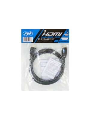 HDMI PNI H150 kiire 1,4 V kaabel, pistik, Ethernet, kullatud, 1,5 m