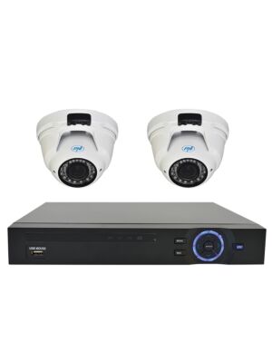 PNI maja videovalve komplekt - NVR 16CH 1080P ja 2 kaamerat IP2DOME 1080P varifocal