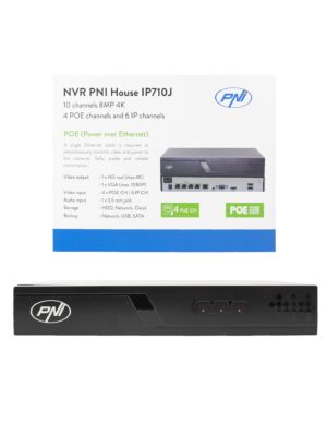 NVR POE PNI House IP710J, 10 kanalit