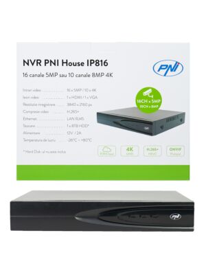 NVR PNI maja IP16A2 16 kanaliga IP 4K