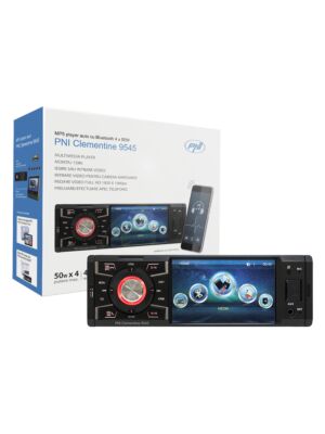 MP5 autopleier PNI Clementine 9545 1DIN 4-tolline ekraan, 50Wx4, Bluetooth, FM-raadio, SD ja USB, 2 RCA video IN / OUT