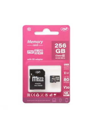 PNI 256GB MicroSD mälukaart SD-adapteriga