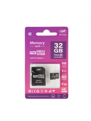 PNI 32 GB MicroSD-mälukaart SD-adapteriga