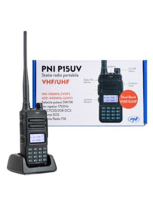 Kaasaskantav VHF / UHF raadiojaam PNI P15UV