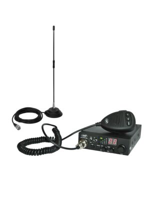 CB PNI ESCORT HP 8024 ASQ raadiojaama komplekt + CB PNI Extra 40 antenn