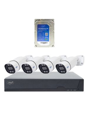 PNI House IPMAX POE 8 videovalvekomplekt, NVR 4 kaameraga ja PNI SafeHouse 1TB kõvakettaga
