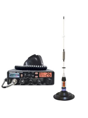 Komplekti raadio CB president Richard ASC 10M + CB Antenn PNI ML70, pikkus 70cm, 26-30MHz, 200W