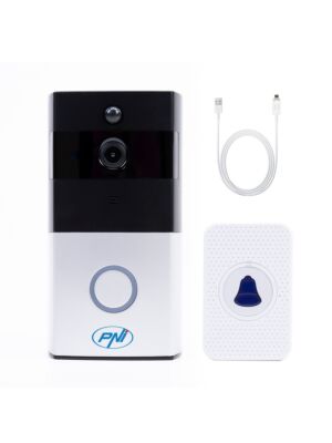 PNI SafeHome PT710B nutika videointercomi pakett WiFi HD, P2P ja USB 2.0 kuni Micro USB 1m kaabel