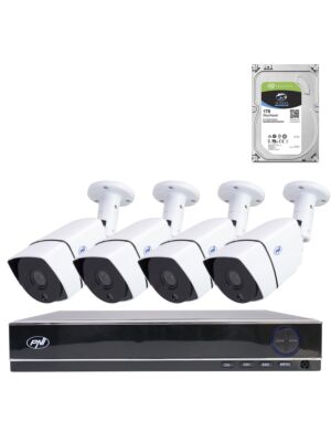 AHD PNI House PTZ1300 Full HD videovalve komplekti pakett - NVR ja 4 välikaamerat 2MP full HD 1080P koos HDD 1Tb sh
