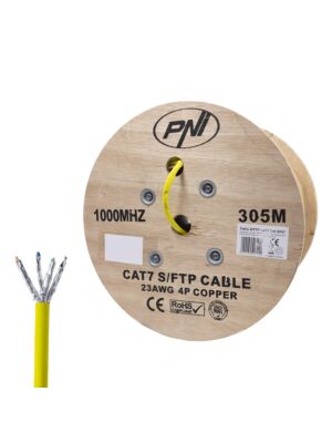 Kaabel S/FTP CAT7 PNI SF07, 10Gbps, 1000MHz