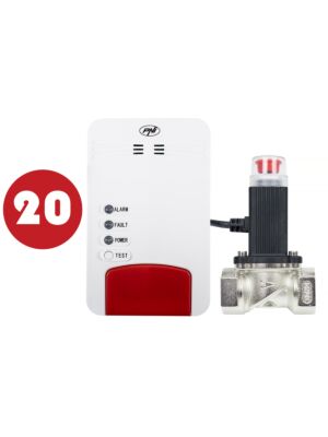 PNI Safe House Dual Gas 250 komplekt koos vingugaasianduri (CO) anduri ning maagaasi ja solenoidklapiga