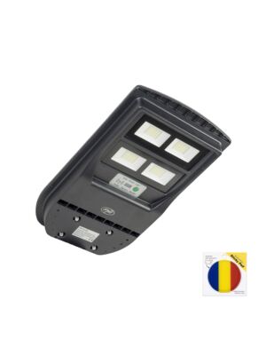 PNI SL210 100W tänavavalgustuslampide pakett koos sisseehitatud 10W päikesepaneeli ja kleepuva lipuga