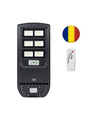 PNI SL220 200W tänavavalgustuslampide pakett sisseehitatud päikesepaneeliga + kleepuva lipuga kingitus