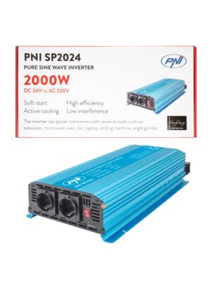 Pingemuundur PNI SP2024 24V toiteallikas 230V väljund 2000W puhas siinuslaine