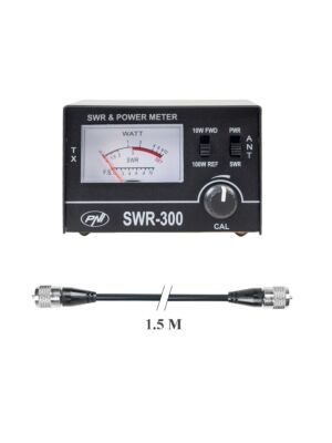 PNI SWR-300 PWR-SWR arvesti reflektomeetri pakett SWR mõõtmiseks ja PNI R150 ühenduskaabel
