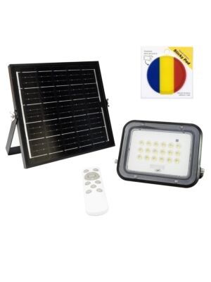 PNI GreenHouse WS50 PRO 50W LED-reflektorpakett koos 6W päikesepaneeliga ja kleepuva lipukesega